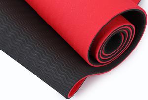 China Custom Print Exercise Bamboo Thick NBR Gymnastics Yoga Mat factory