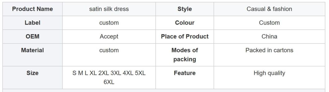 Custom Ladies Elegant Print Milk Silk Women Casual Long Summer Floral Maxi Satine Dress