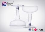 One Piece Plastic Champagne Glasses