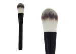 Hot Cosmetic Tool Black Handle Makeup Foundation Brush With Aluminium