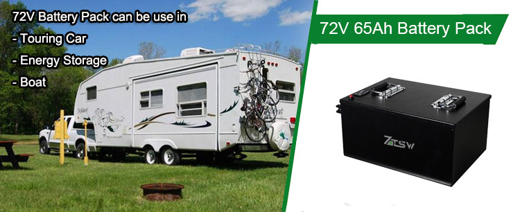 Customized 50Ah 60Ah 100Ah 200Ah Lithium ion Battery 72V CE UN38.3