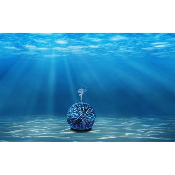 Hot 3D glass ball shape aroma diffuser,LED color changing diffuseing mister
