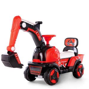 China The Latest Children's Excavator Ride On Car Lights and Music Included for Maximum Fun factory
