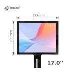 High Resolution 17-Inch Waterproof Capacitive Touch Screen for Industrial