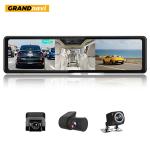 Dual Lens Full HD 4.3inch 1080P Car DVR Rear View Mirror Carplay