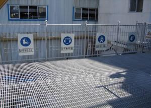 China Ocean Petroleum Platform Galvanised Floor Grating 6mm Thick Pressure Locked factory