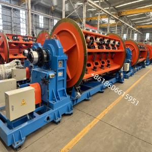 China Pre-shaped Wire (TW) Overhead Conductor Rigid Stranding Machine JLK-710/12+18 factory
