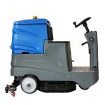 Blue 550mm Width Cleaning Floor Scrubber Ride On Type New Energy Lead Acid