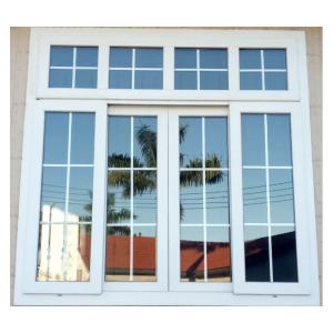 China Heat Preservation White Upvc Windows Energy Saving Upvc French Windows factory