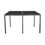 1.5mm 3.0mm Outdoor Aluminium Pergola With 64pc Louvre blade