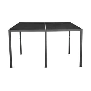 China Bioclimatic Outdoor Aluminium Pergola 12m2 BP-QR43 With Gutter System factory