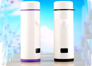 China Luxury hot water drinking bottle vacuum stainless steel led heart cup factory