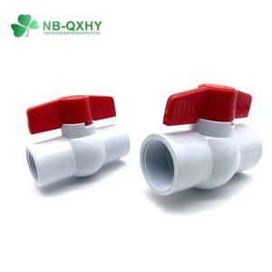 China PVC UPVC CPVC Plastic Pipe Fitting Coupling 2 Piece Ball Valve Union Butterfly Valves factory