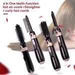 Interchangeable Hot Air Multifunctional Hair Dryer Brush Frizzproof Lightweight