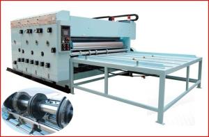 China Chain type Flexo Printer Slotter, Flexo Printing + Rotary Slotting + Creasing factory