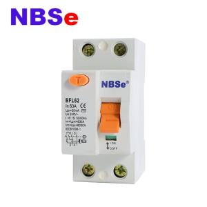 China BFL62 Series Double Pole Circuit Breaker , MCB RCD Circuit Breaker Lightweight factory