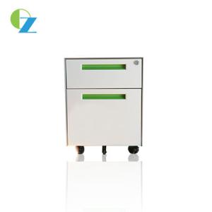 China H490*W380*D500mm SPCC 2 Drawer Mobile Pedestal Cabinet Wear Resisting factory