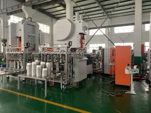 China Efficient LK-T63 Siemens Motor Aluminum Foil Plate Making Machine For Food Packing factory