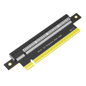 PCI-E 5.0 16X Extender Riser Card Adapter 256Gbps Black