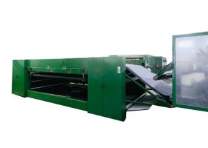 China Double Layer Cross Lapper Nonwoven Cotton Fabric Making Machine factory