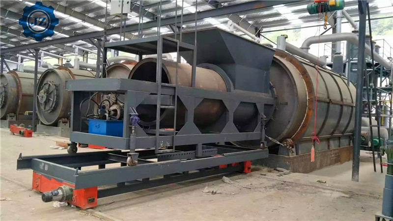 Complete Automatic Used Tyre Waste Tire To Energy Pyrolysis Recycling Plant