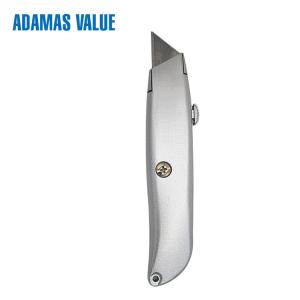 China zinc alloy trapezium utility cutter knife cutter knife 18mm multi-function zinc alloy utility knife factory