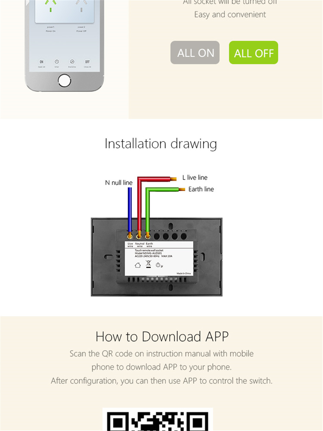 Australia Zigbee Power Point Wall Socket