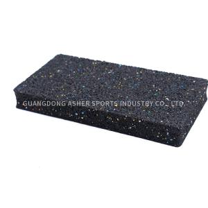 China Recycled Gym Rubber Mat 50x50cm Size Slip Resistant Flooring Type factory