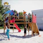 Rock Wall Portable Container Classrooms Three Story School Building