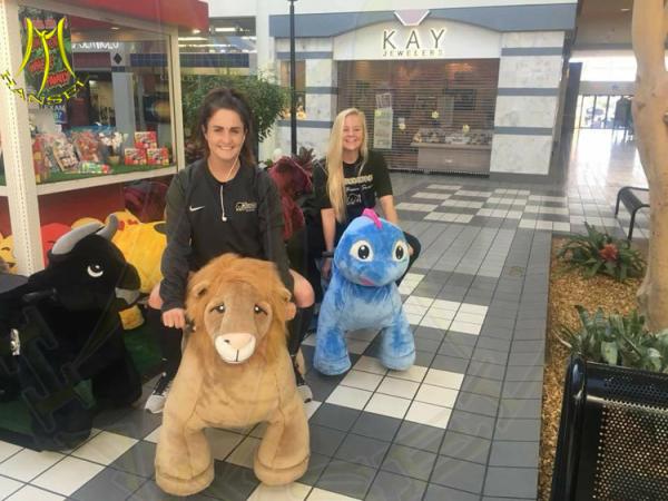 Hansel coin operated rides stuff animal walking amusement park ride