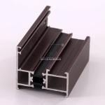 ISO 9000 Aluminum Door Profile T3 - T8 Temper Little Deformation Heat Insulation