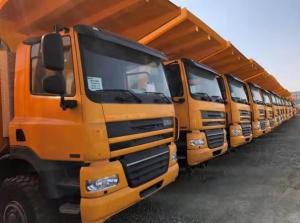 China 60 tons used GINAF dump truck 10*6 second hand truck for sale factory