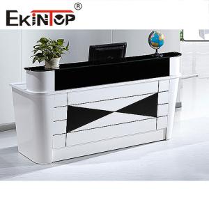 China OEM ODM Reception Desk Table Steel Metal Material For Secretary Executive factory