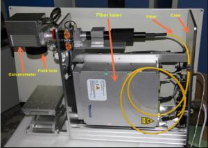 China 3D Color Portable Laser Marking Machine 10W For High Hardness Alloy Steel factory