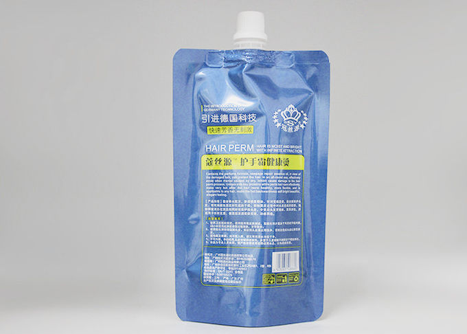 Aluminum Foil Liquid Plastic Spouted Stand Up Pouches With Custom Logo For Juice Milk