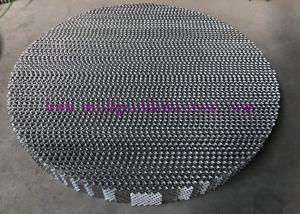 China 350Y SS316L Metal Sheet 3000mm Diameter Structured Packing factory