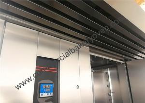 China Double Rack Gas Rotary Oven , Commercial Rack Ovens For Loaf Production Line factory