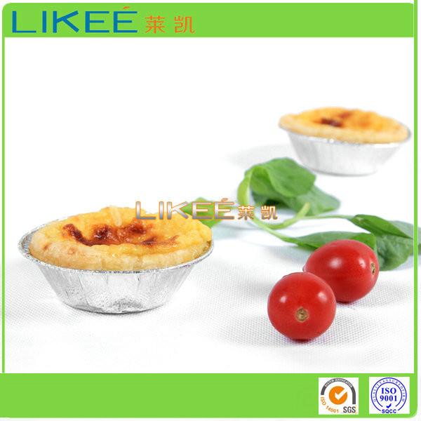 Thin Round Aluminium Foil Container Easy To Pack Aluminum Foil Food Tray
