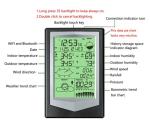 Lightweight Household Weather Station With Outdoor Wind Speed And Direction