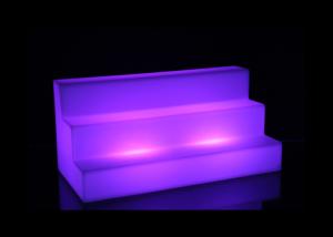 China Three Layers Lighted Bar Shelves Plastic Led Bottle Stand High Grade factory