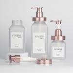 Bpa Free 200ml Empty Plastic Bottles , 62mm Pump Cosmetic Airless Lotion Bottles
