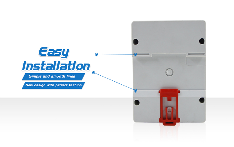 Three Phase Din Rail Mounting LCD display Multifunction Power Meter with RS485 Communication Port
