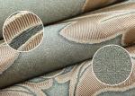 Waterproof PVC Green Damask Victorian Pattern Wallpaper With Non Woven Materials