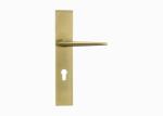 Gold Modern Dummy Lever Door Handles 145mm For Bedroom