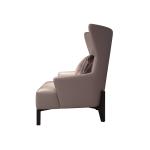 Lobby sofa furniture of Leather upholstery in Modern design for Hotel hall