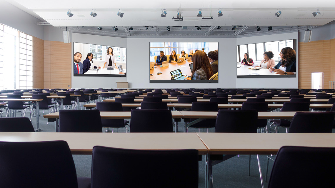 Conference HD 16:9 Led Tv Display 216 inch Remote Control Movable Led Screen
