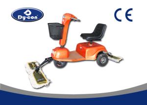 China Ride On Driving Dust Cart Scooter Complanate Floor Mopping Machine Blue Color factory