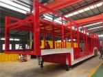 Hydraulic Deck Car Carrier Semi Vehicle Transport Truck Trailer
