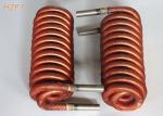 High thermal Finned Coil Heat Exchangers For Fuel Gas Condensers , Fan Coil Unit