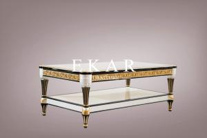 China Living Room High Quality French Carved Coffee Table FLN-M-CJ301 factory